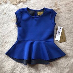 Gorgeous Nicole Miller Blue Top